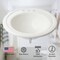 American Built Pro Sink lavatory 1875 in x 1875 in x 7 in Round Shape White Acrylic ABS 1800-2 P1 - alternate 2